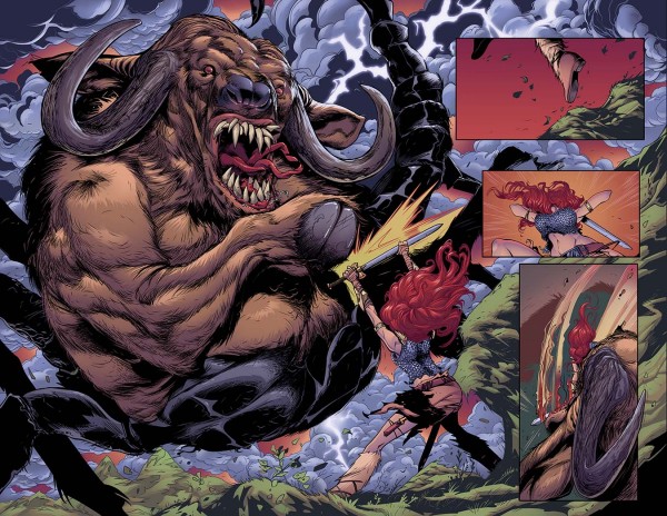 Un vistazo al interior del nuevo cómic de Red Sonja 2 Red Sonja