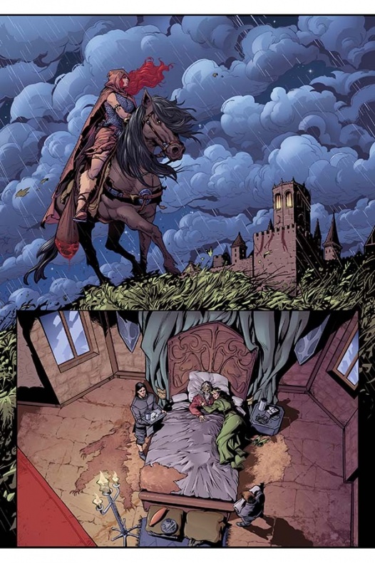 Un vistazo al interior del nuevo cómic de Red Sonja 3 Red Sonja