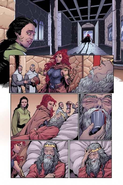 Un vistazo al interior del nuevo cómic de Red Sonja 4 Red Sonja