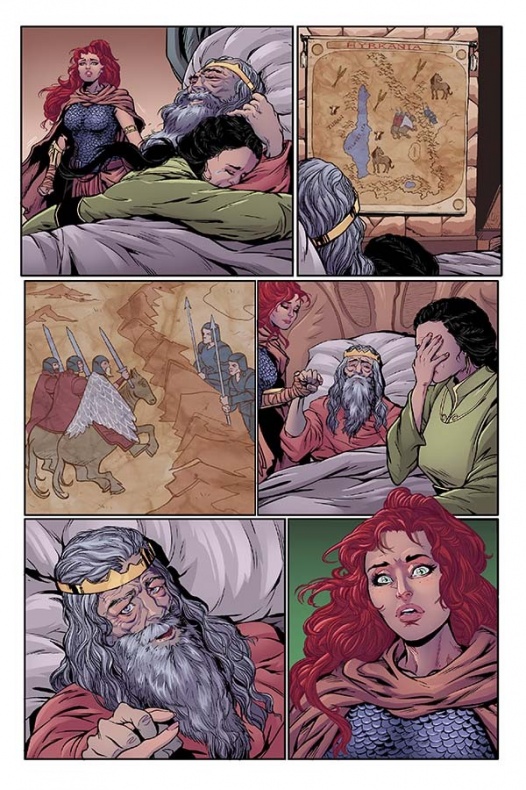 Un vistazo al interior del nuevo cómic de Red Sonja 5 Red Sonja