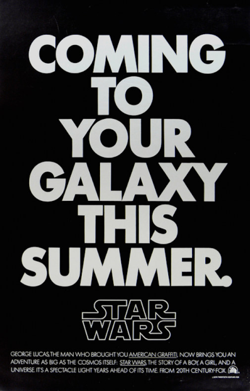 ¿Cómo serían los pósteres de 'Star Wars VII' en 1977? 2 Darren Tibbles, Star Wars IV, Star Wars VII