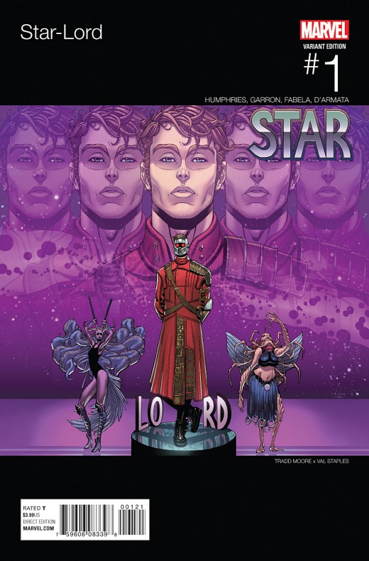 Star-Lord Portada alternativa hip hop de Tradd Moore y Val Staples