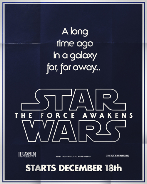 ¿Cómo serían los pósteres de 'Star Wars VII' en 1977? 3 Darren Tibbles, Star Wars IV, Star Wars VII