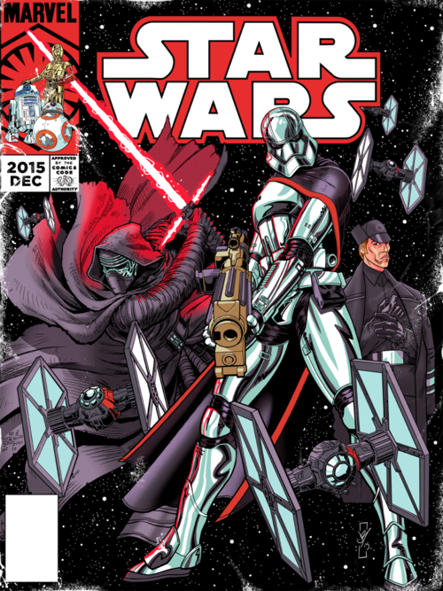 ¿Cómo serían los pósteres de 'Star Wars VII' en 1977? 7 Darren Tibbles, Star Wars IV, Star Wars VII