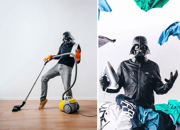 La vida cotidiana de Darth Vader en imágenes 17 Darth Vader, Star Wars