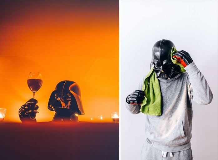 La vida cotidiana de Darth Vader en imágenes 14 Darth Vader, Star Wars