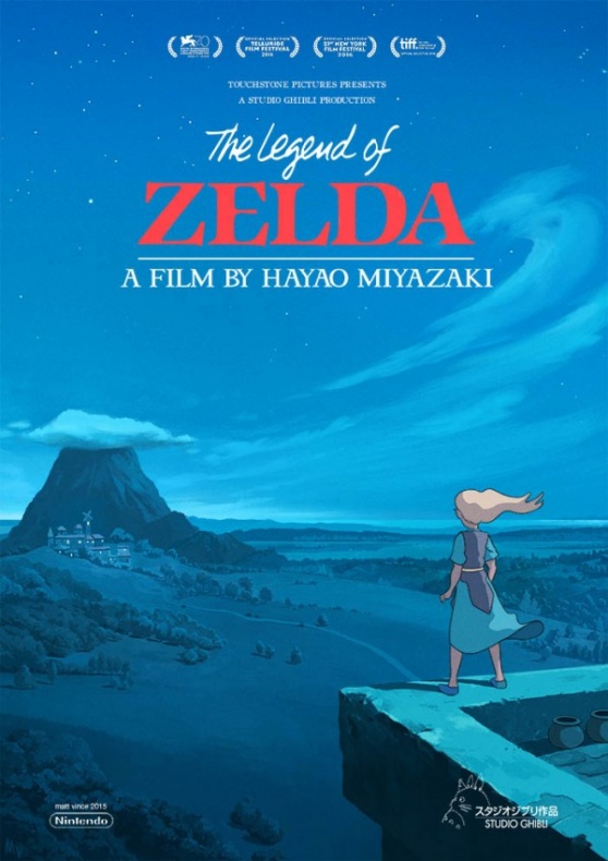 'Legend of Zelda' se mezcla con el Studio Ghibli en estos pósteres 3 Poster Legend of Zelda Studio Ghibli 2
