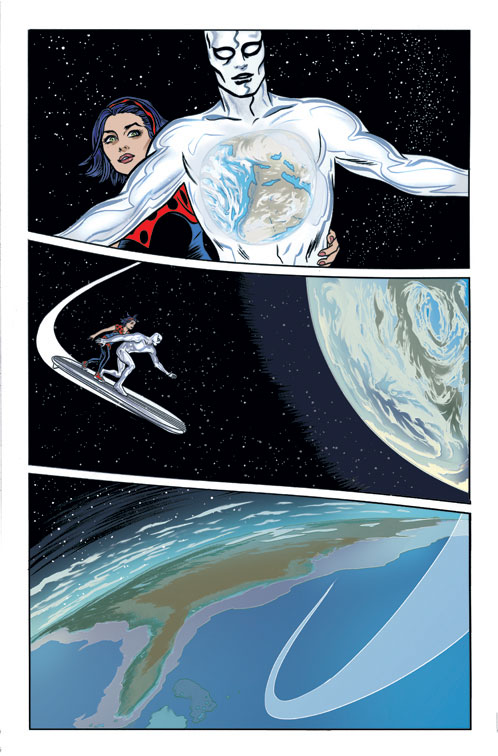 Vistazo al primer número de la nueva colección de 'Silver Surfer' 5 Silver-Surfer-1-Preview-3-e2ce6