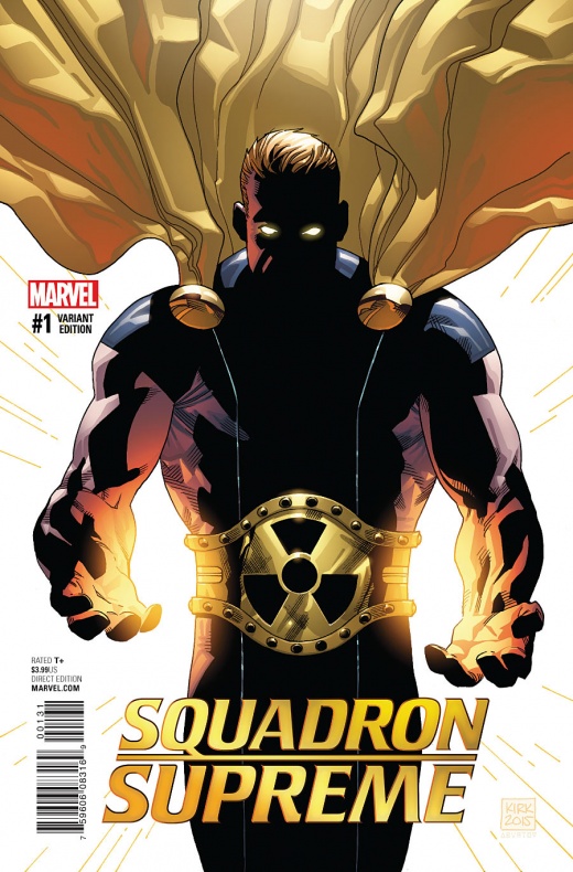 Vistazo al primer número de 'Squadron Supreme' 8 Squadron Supreme Portada alternativa Leonard Kirk