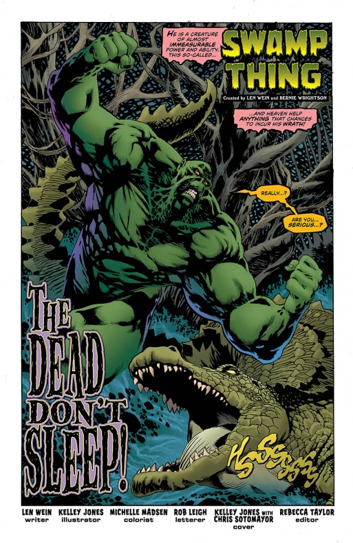Vistazo al primer número de la nueva serie 'Swamp Thing' 6 Swamp Thing 3