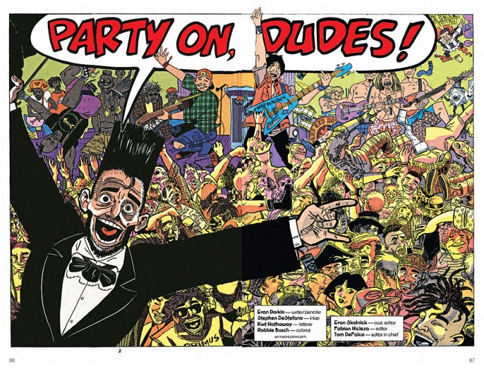 Avance del tomo que recopila los cómics de 'Bill & Ted' de Evan Dorkin 6 Bill & Ted, Evan Dorkin, Keanu Reeves