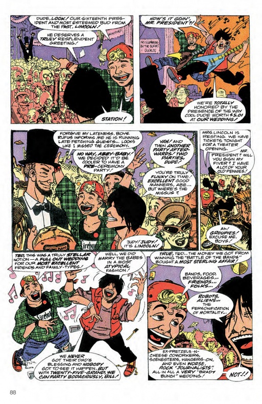Avance del tomo que recopila los cómics de 'Bill & Ted' de Evan Dorkin 7 Bill & Ted, Evan Dorkin, Keanu Reeves
