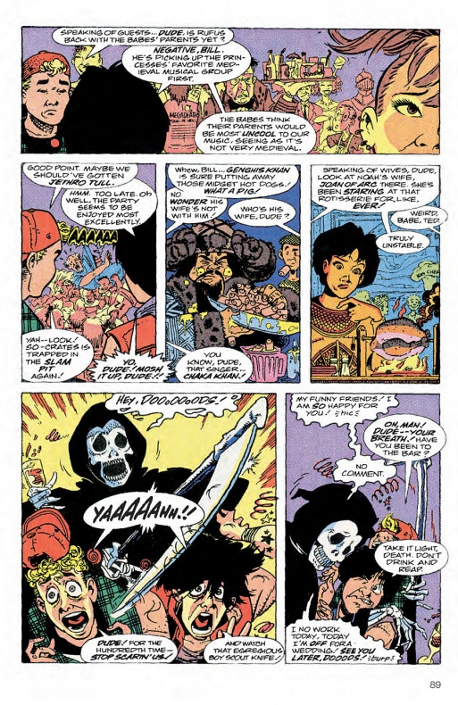 Avance del tomo que recopila los cómics de 'Bill & Ted' de Evan Dorkin 8 Bill & Ted, Evan Dorkin, Keanu Reeves