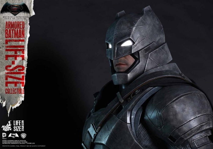 Batman a escala real: el vigilante definitivo 9 Batman, Batman v Superman: El amanecer de la Justicia, Hot Toys
