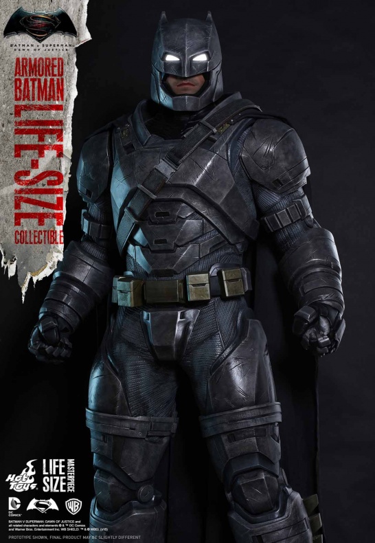 Batman a escala real: el vigilante definitivo 5 Batman, Batman v Superman: El amanecer de la Justicia, Hot Toys