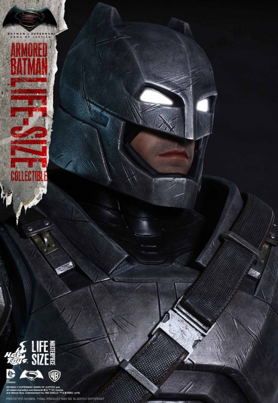 Batman a escala real: el vigilante definitivo 4 Batman, Batman v Superman: El amanecer de la Justicia, Hot Toys