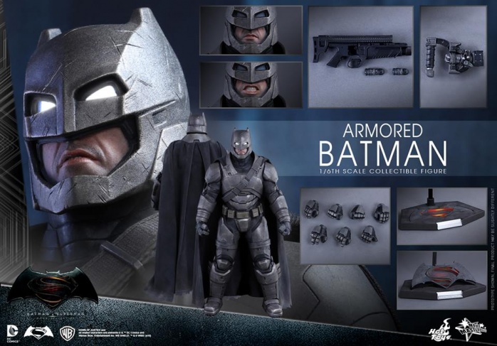 Hot Toys muestra su espectacular figura de Batman con armadura 1 Batman, Batman v Superman, Hot Toys