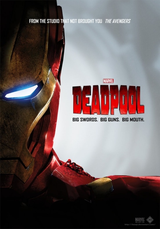 Deadpool enamorado y jugando a colapsar las redes