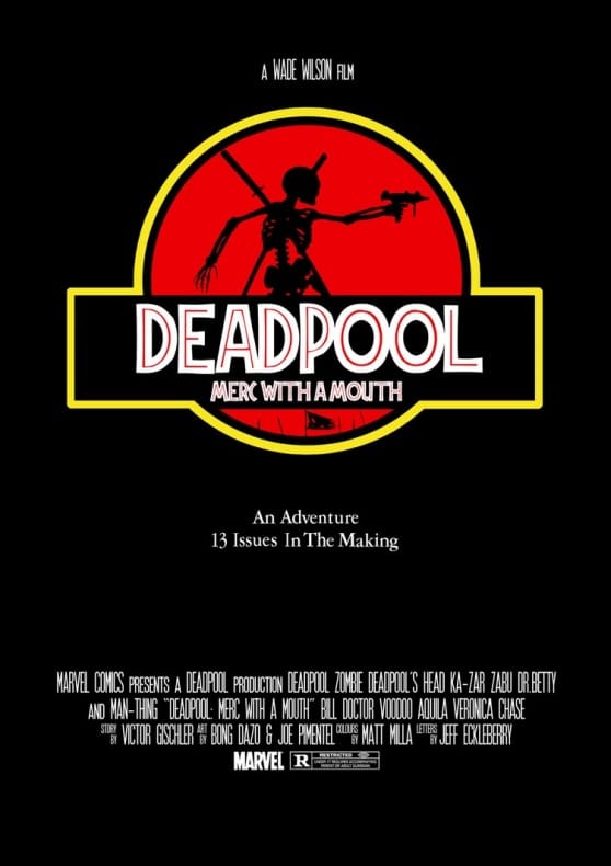 Deadpool enamorado y jugando a colapsar las redes