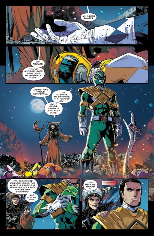 Avance del cómic 'Mighty Morphin Power Rangers #0'