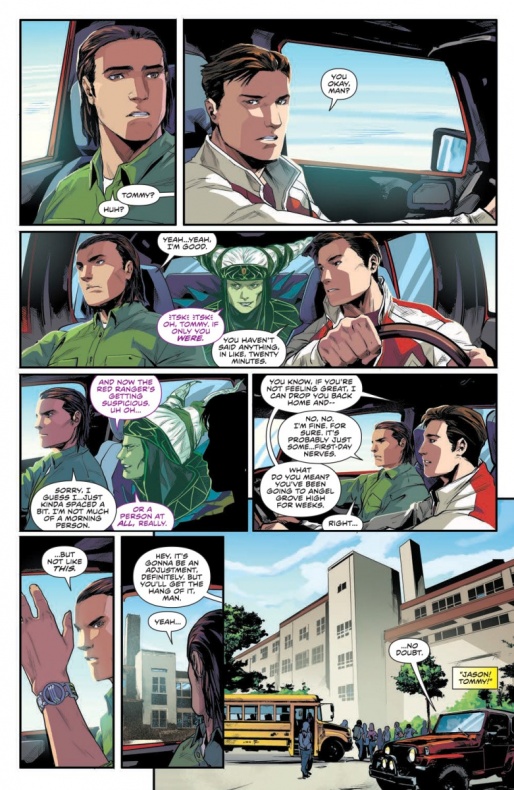 Avance del cómic 'Mighty Morphin Power Rangers #0'
