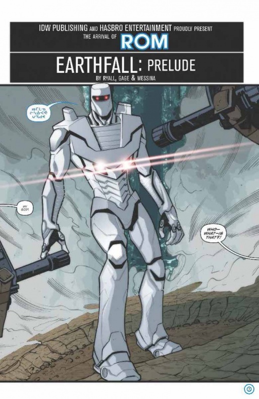 Avance del cómic de 'ROM' publicado por IDW para el FCBD 4 IDW Publishing, Rom