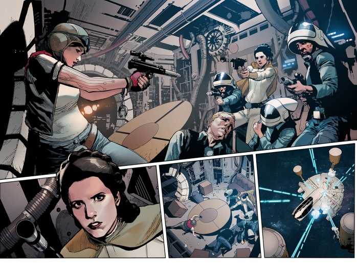 Avance del primer número de 'Star Wars' dibujado por Leinil Yu 6 Jason Aaron, Leinil Yu, Star Wars