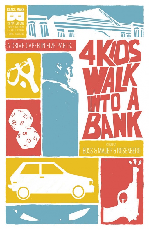 4 Kids Walk Into A Bank Portada de Tyler Boss