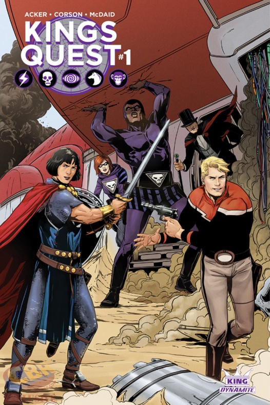 'Kings Quest' reunirá a los héroes clásicos de las tiras de prensa 1 Flash Gordon, King Features Syndicate, Kings Quest, Mandrake, Príncipe Valiente, The Phantom