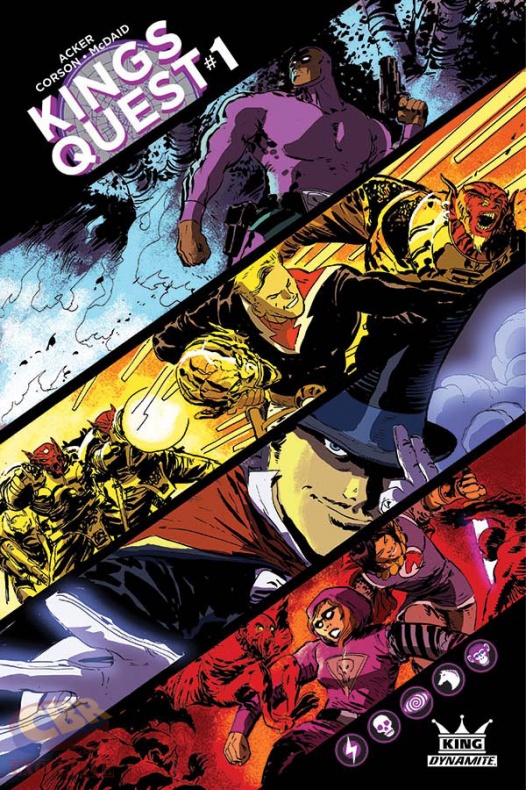 'Kings Quest' reunirá a los héroes clásicos de las tiras de prensa 4 Flash Gordon, King Features Syndicate, Kings Quest, Mandrake, Príncipe Valiente, The Phantom