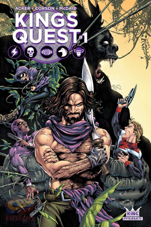 'Kings Quest' reunirá a los héroes clásicos de las tiras de prensa 2 Flash Gordon, King Features Syndicate, Kings Quest, Mandrake, Príncipe Valiente, The Phantom