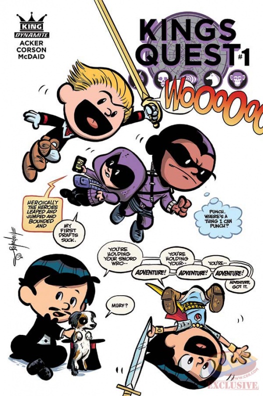'Kings Quest' reunirá a los héroes clásicos de las tiras de prensa 3 Flash Gordon, King Features Syndicate, Kings Quest, Mandrake, Príncipe Valiente, The Phantom