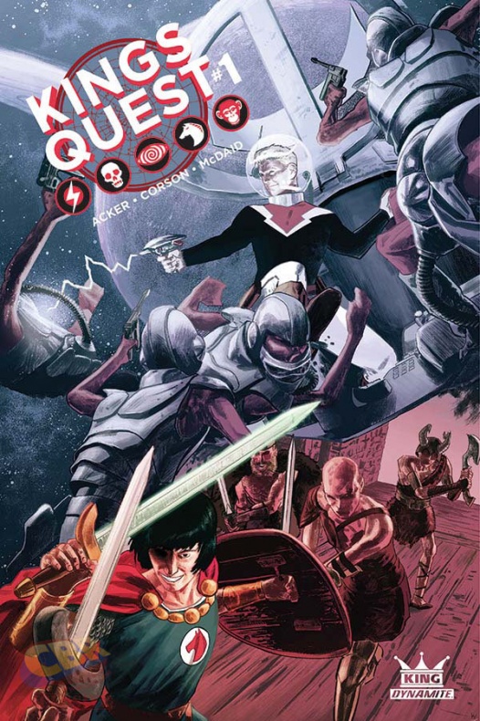 'Kings Quest' reunirá a los héroes clásicos de las tiras de prensa 5 Flash Gordon, King Features Syndicate, Kings Quest, Mandrake, Príncipe Valiente, The Phantom