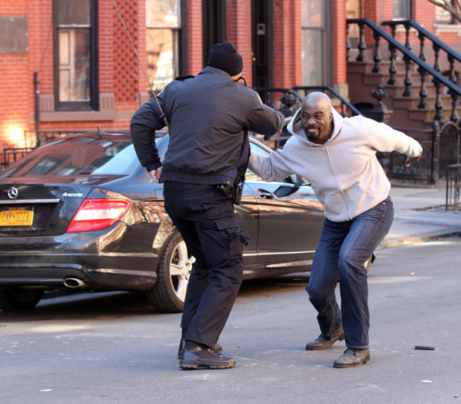 Imágenes del rodaje de la serie 'Luke Cage' 5 Luke Cage, Mike Colter
