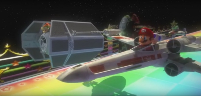 'Star Kart': Mario y sus amigos se cuelan en 'Star Wars' 1 Star Kart Mario Kart Star Wars