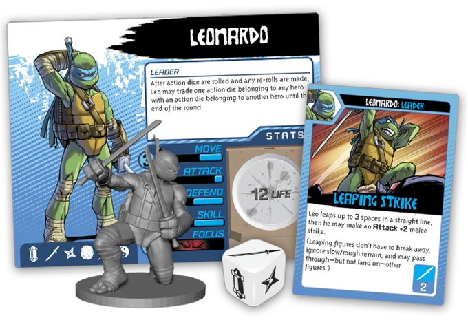 TMNT SHADOWS OF THE PAST leonardo pack