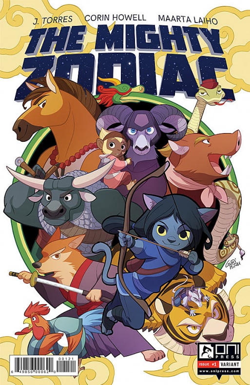 The Mighty Zodiac Portada Alternativa Gurihiru