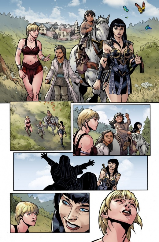 Avance del primer número de 'Xena: Warrior Princess'