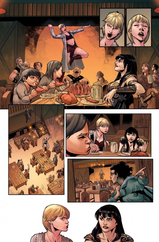 Avance del primer número de 'Xena: Warrior Princess'