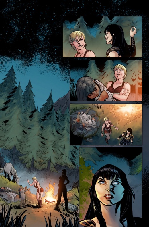 Avance del primer número de 'Xena: Warrior Princess'