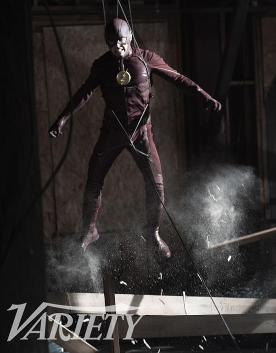 Nuevas imágenes del crossover entre Flash y Supergirl 11 Flash, Grant Gustin, Melissa Benoist, Supergirl