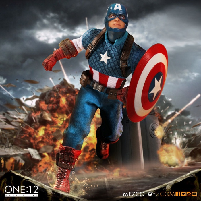 Mezco muestra su figura del Capitán América
