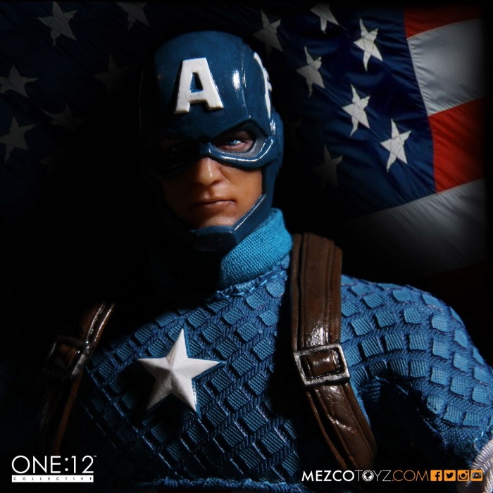 Mezco muestra su figura del Capitán América
