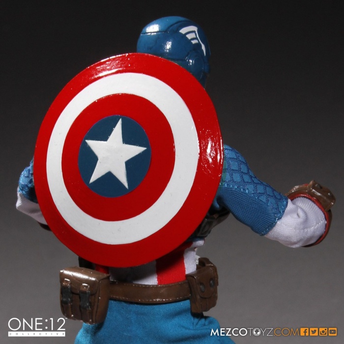 Mezco muestra su figura del Capitán América