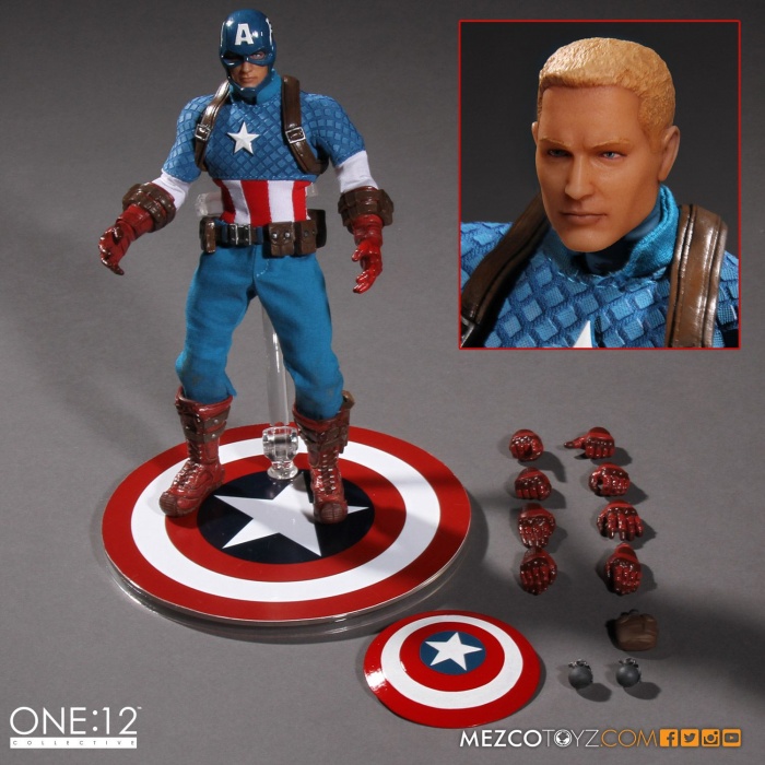 Mezco muestra su figura del Capitán América