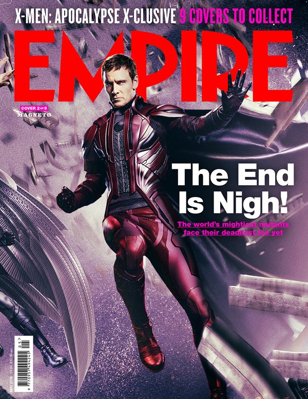 El filme 'X-Men: Apocalipsis' protagoniza nueve portadas de 'Empire'