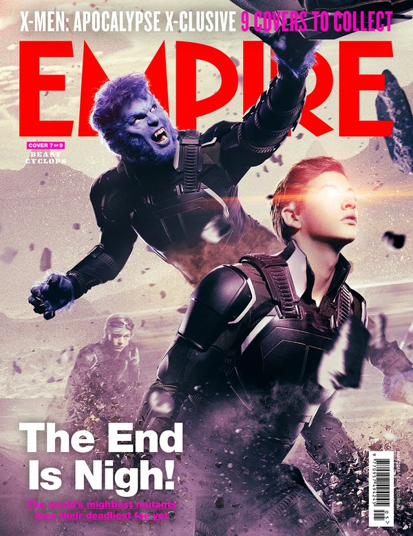 El filme 'X-Men: Apocalipsis' protagoniza nueve portadas de 'Empire'