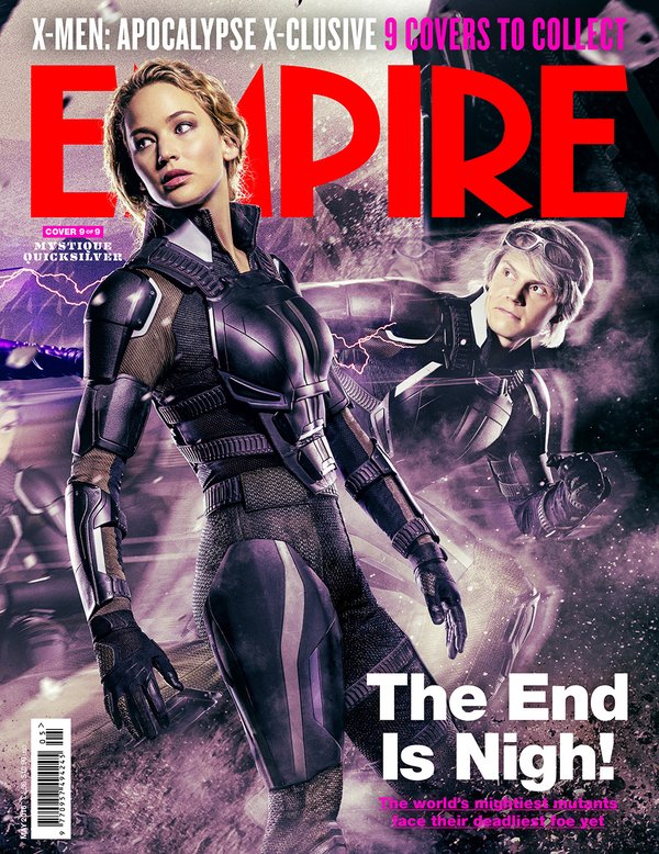 El filme 'X-Men: Apocalipsis' protagoniza nueve portadas de 'Empire'