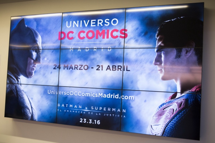 Superman y Batman aterrizan en Madrid