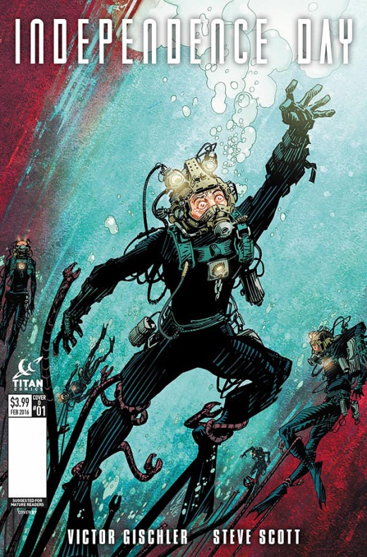 Independence Day Portada alternativa de John McCrea